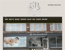 Tablet Screenshot of massage-derby.com